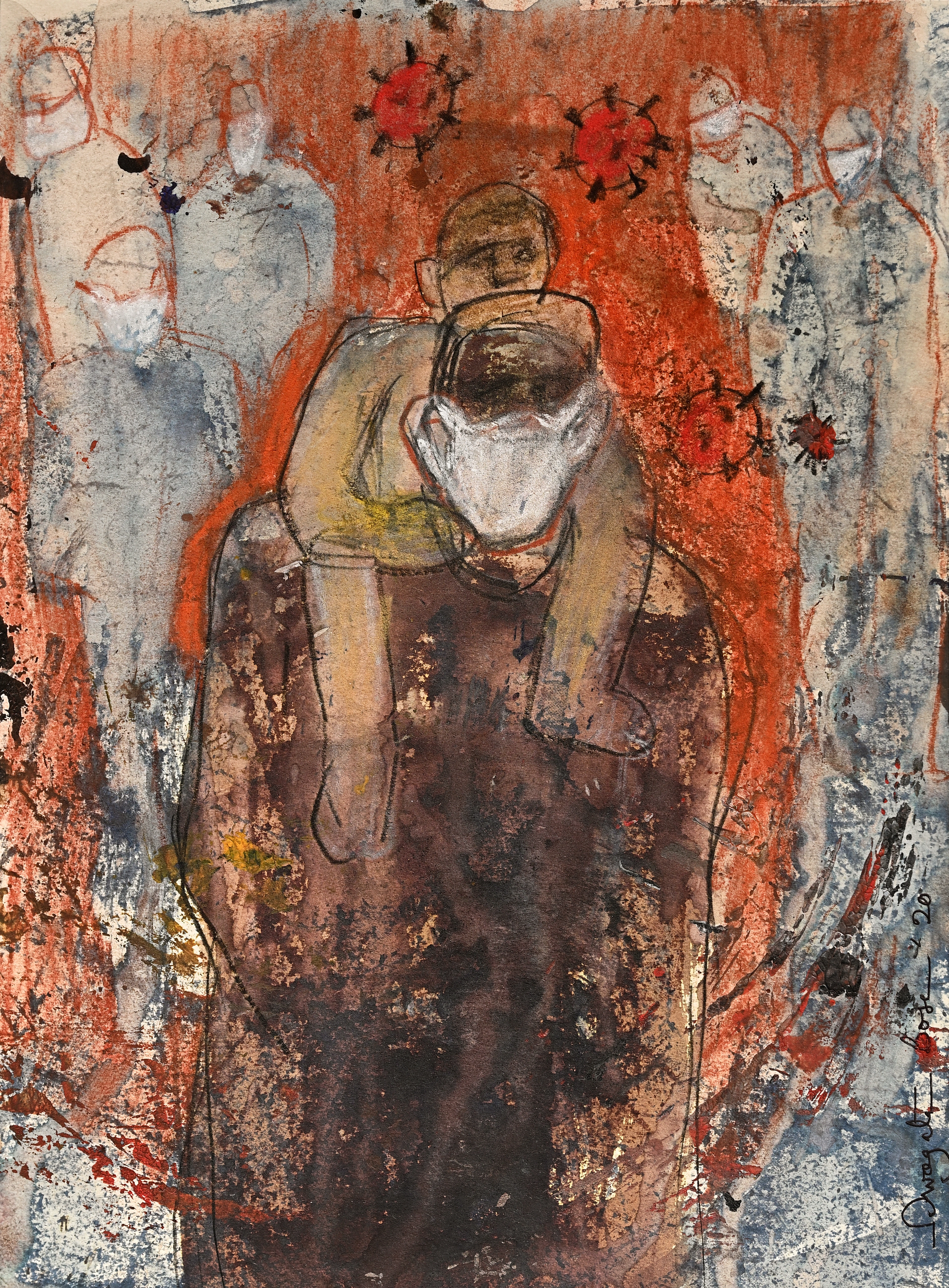 Figurative painting by Swagata Bose